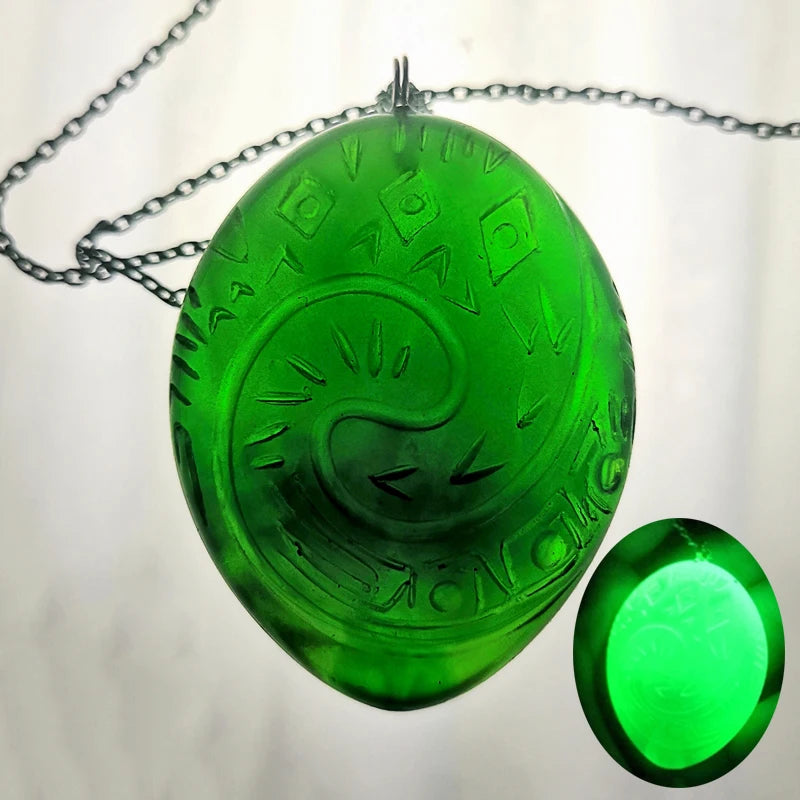 Heart of Koru - Handmade Necklace (Luminescent Resin)